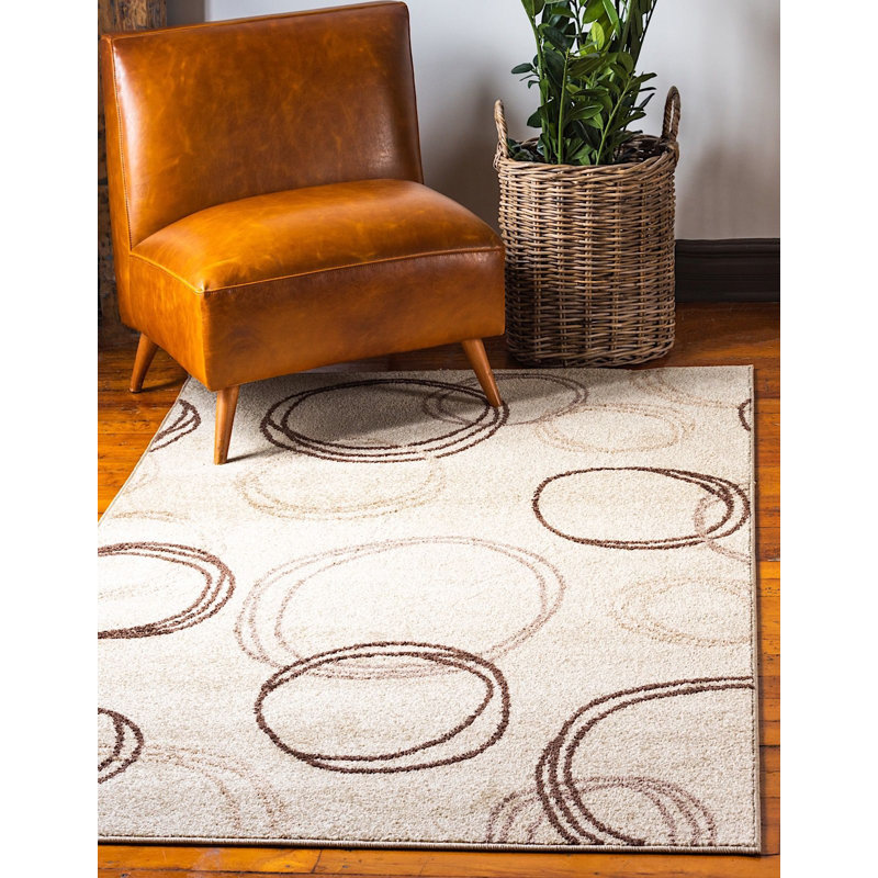 RugPal Harvest Polka Dots Ivory Area Rug Wayfair